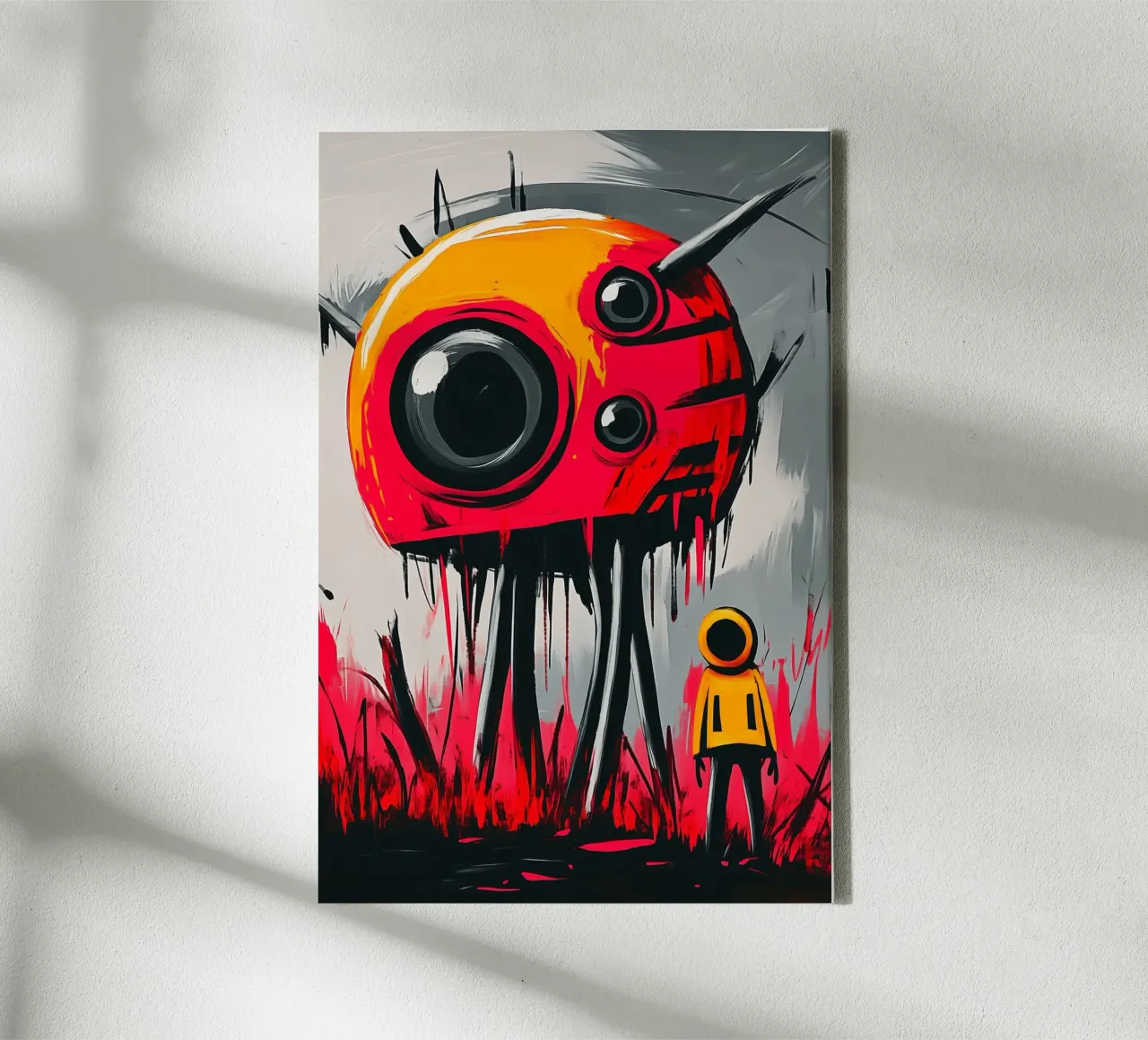 Encuentro con el ojo extraño lienzo de melipo-art
