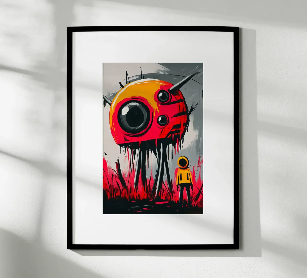 Encuentro con el ojo extraño hahnemühle de melipo-art