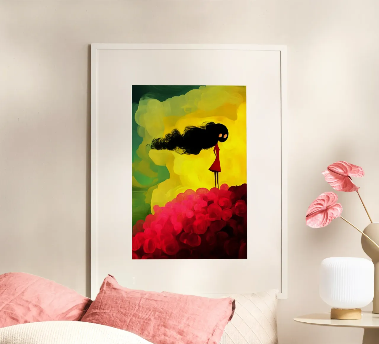 Pensieri tranquilli in una tempesta di colori carta hahnemühle da melipo-art