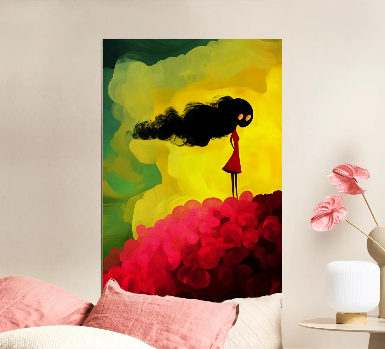 Pensieri tranquilli in una tempesta di colori carta hahnemühle da melipo-art