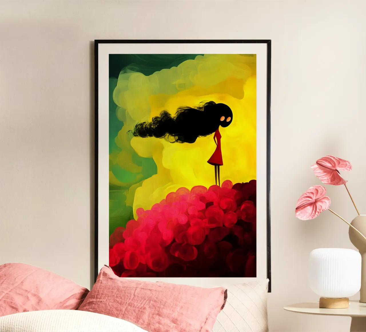 Pensieri tranquilli in una tempesta di colori carta hahnemühle da melipo-art