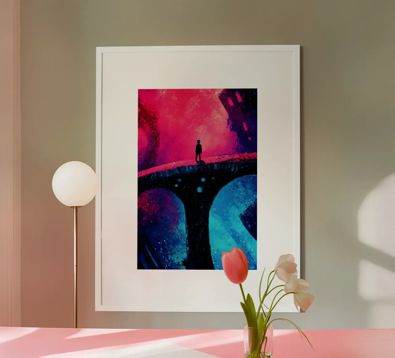 Viandante tra i mondi poster da melipo-art