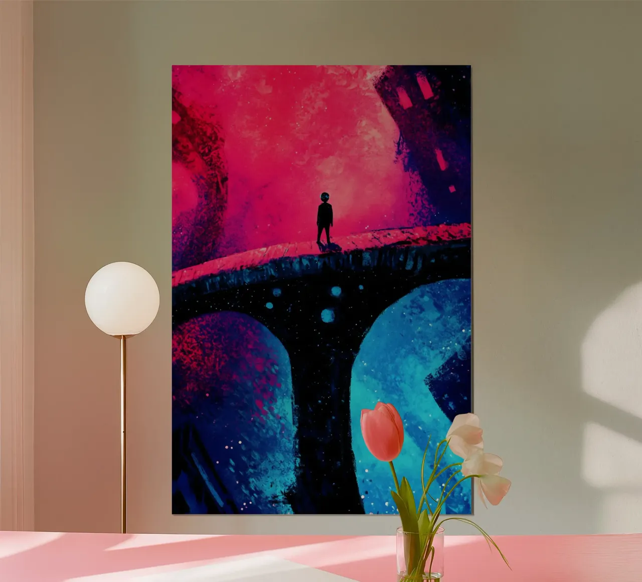 Viandante tra i mondi poster da melipo-art