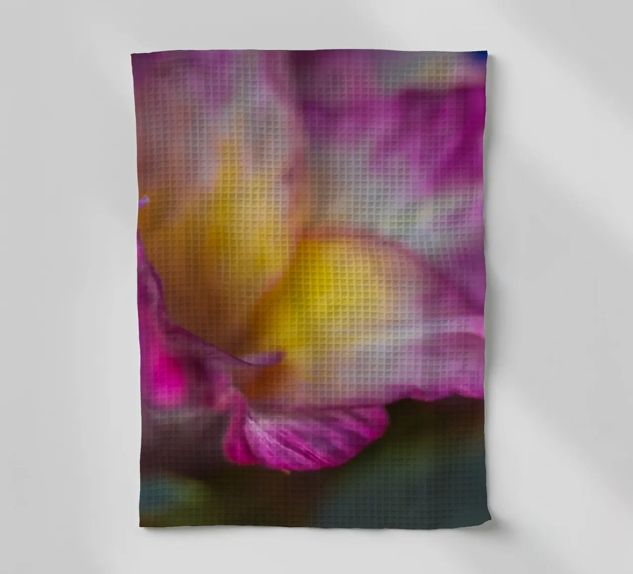 Flower tea towel by Flo Klein