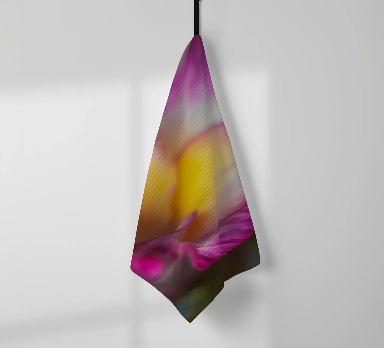 Flower tea towel by Flo Klein