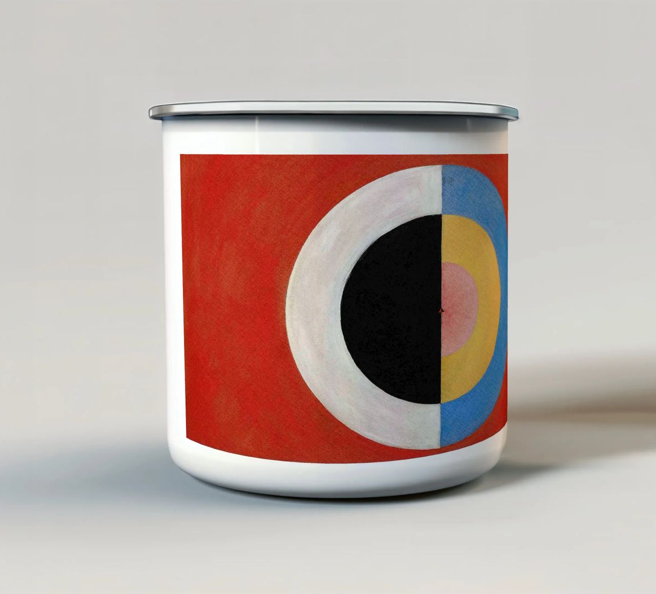 Hilma Af Klint - The Swan No 17 tazza in smalto da apoloprints