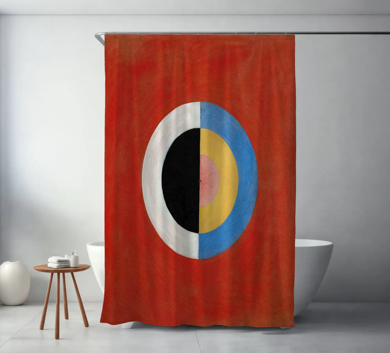 Hilma Af Klint - The Swan No 17 tenda da doccia da apoloprints