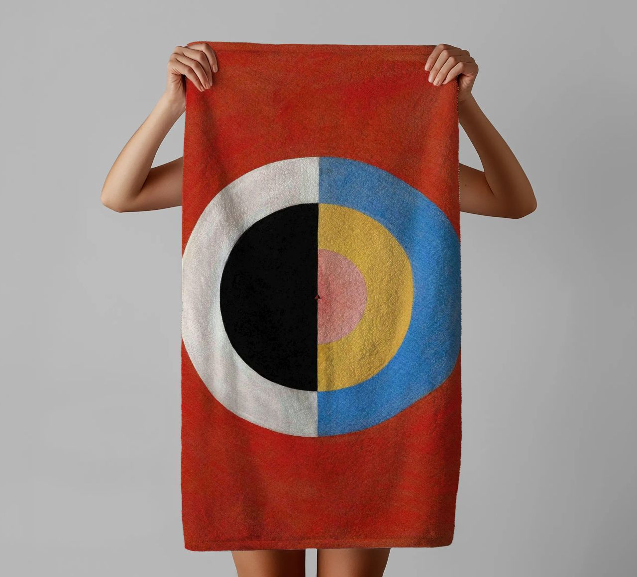 Hilma Af Klint - The Swan No 17 asciugamano da bagno da apoloprints