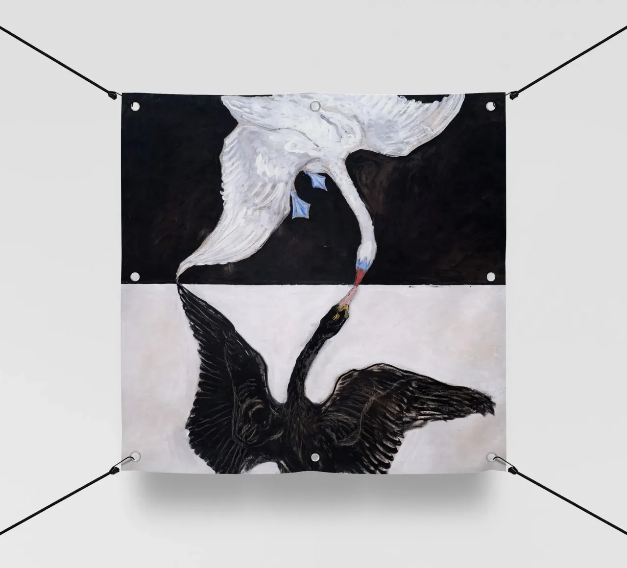 Hilma Af Klint - The Swan No 1 telo in pvc da apoloprints