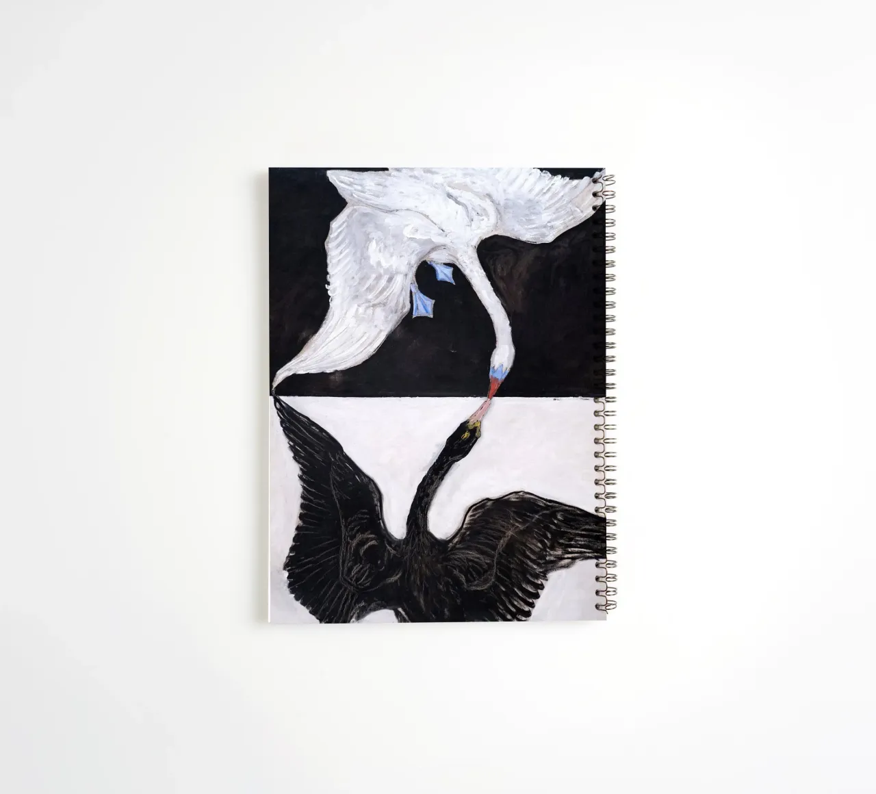 Hilma Af Klint - The Swan No 1 diario ad anelli da apoloprints