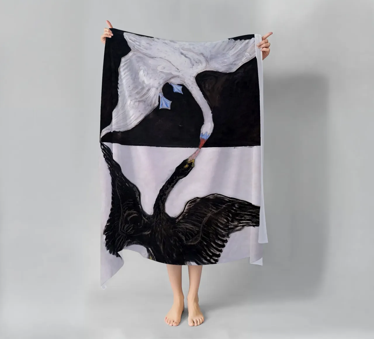 Hilma Af Klint - The Swan No 1 telo mare da apoloprints