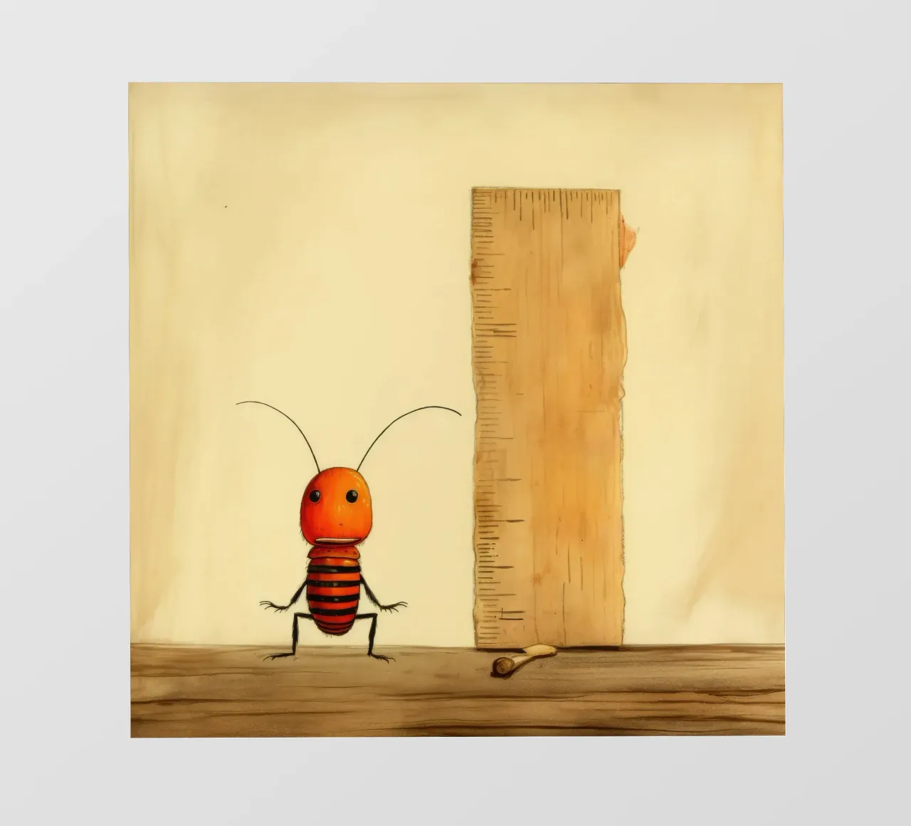 Minimal Termite 2 photo wallpaper by Minimal Animal Art