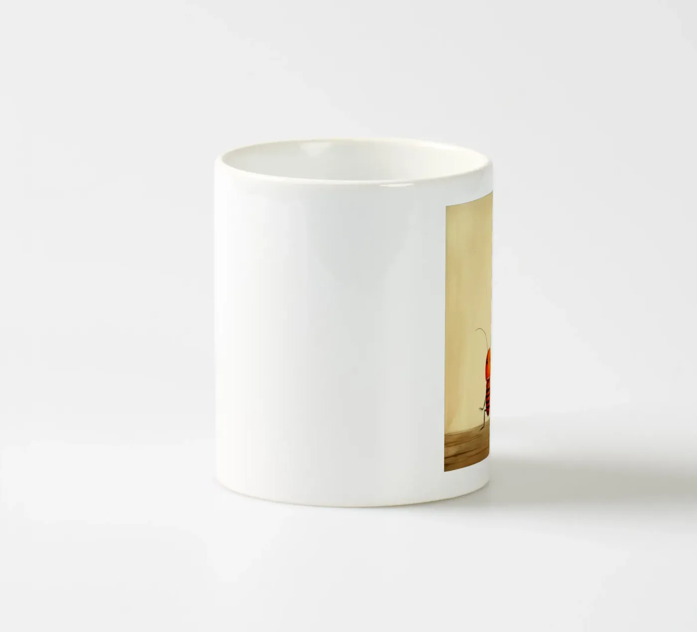 Minimal Termite ceramic mug by Minimal Animal Art