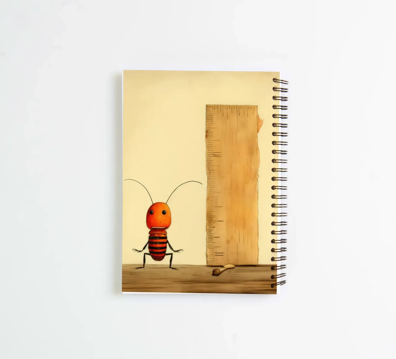 Minimal Termite 2 spiral notebook by Minimal Animal Art