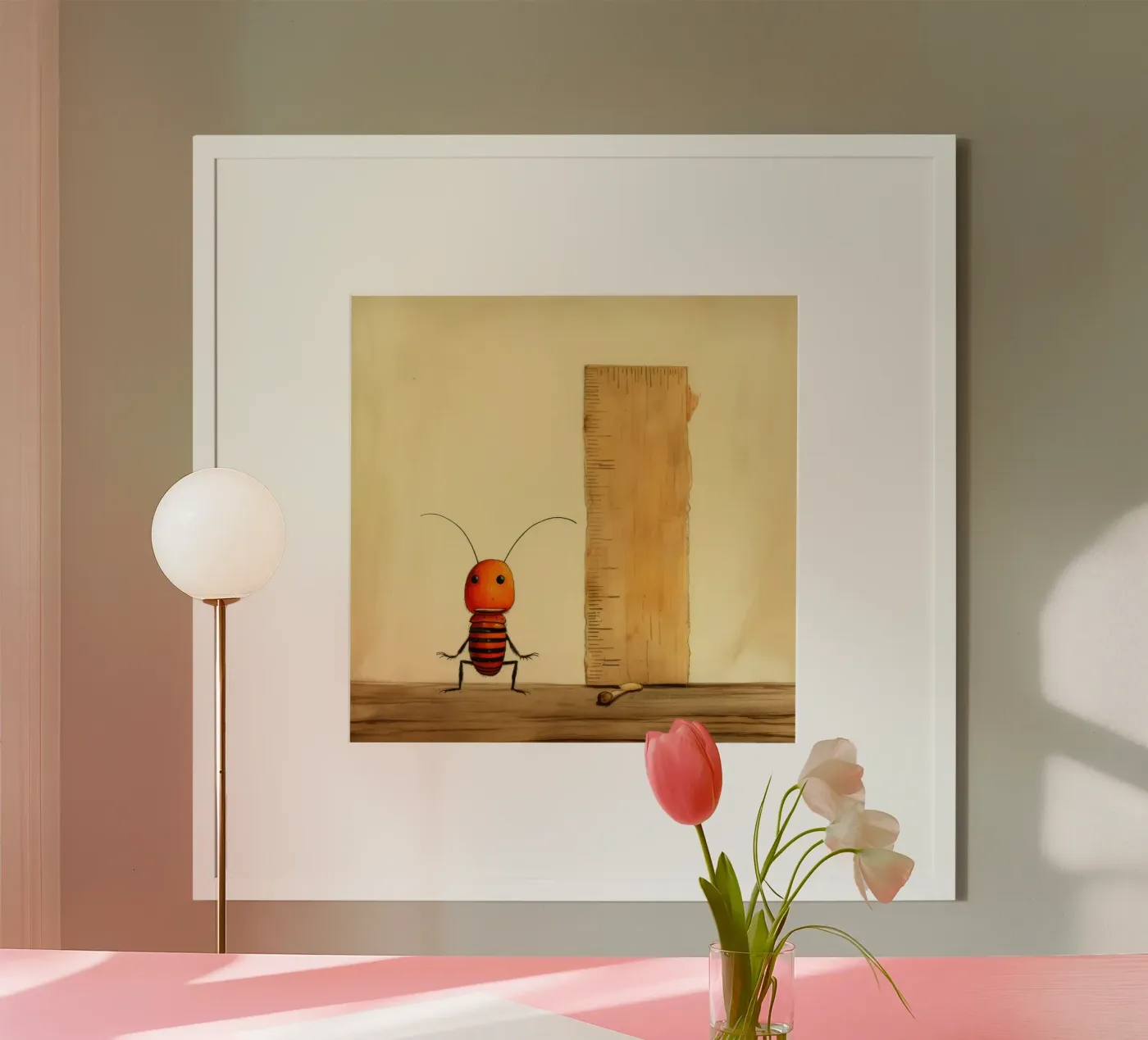 Termite minima poster da Minimal Animal Art