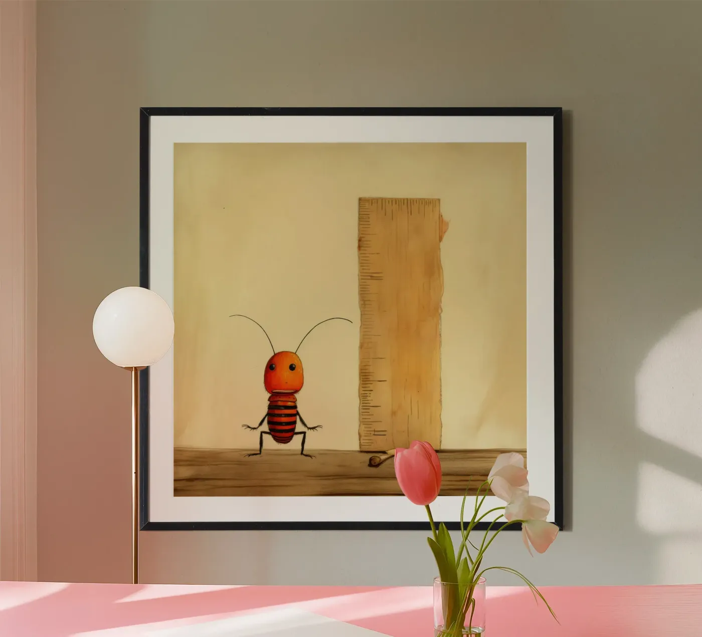 Termite minima poster da Minimal Animal Art