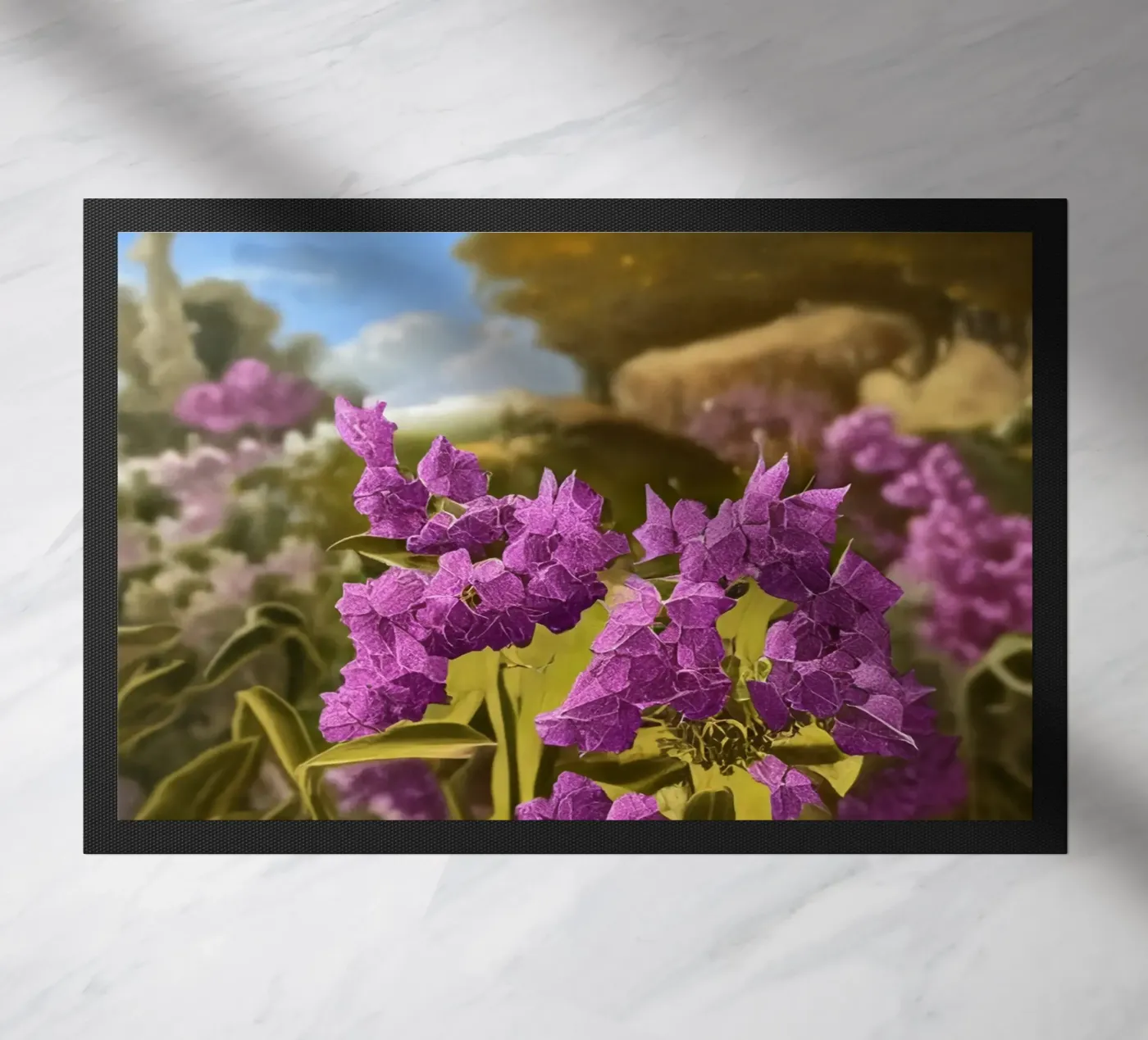 Blumen_8 deurmat van Impressionismus by LK