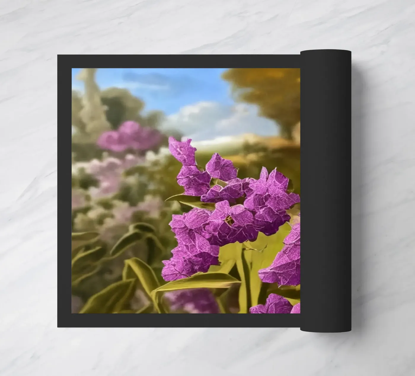 Blumen_8 deurmat van Impressionismus by LK