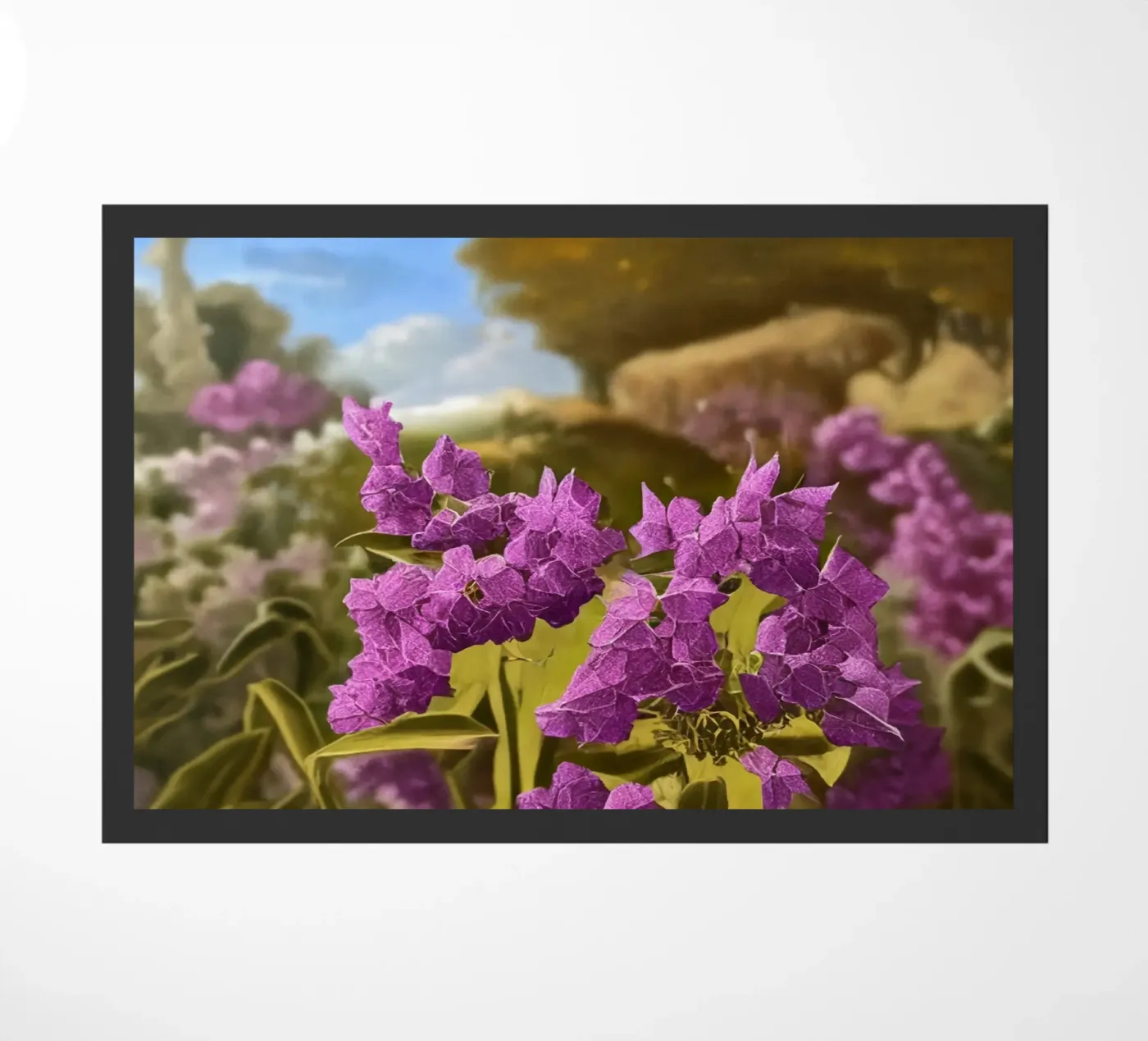 Blumen_8 deurmat van Impressionismus by LK