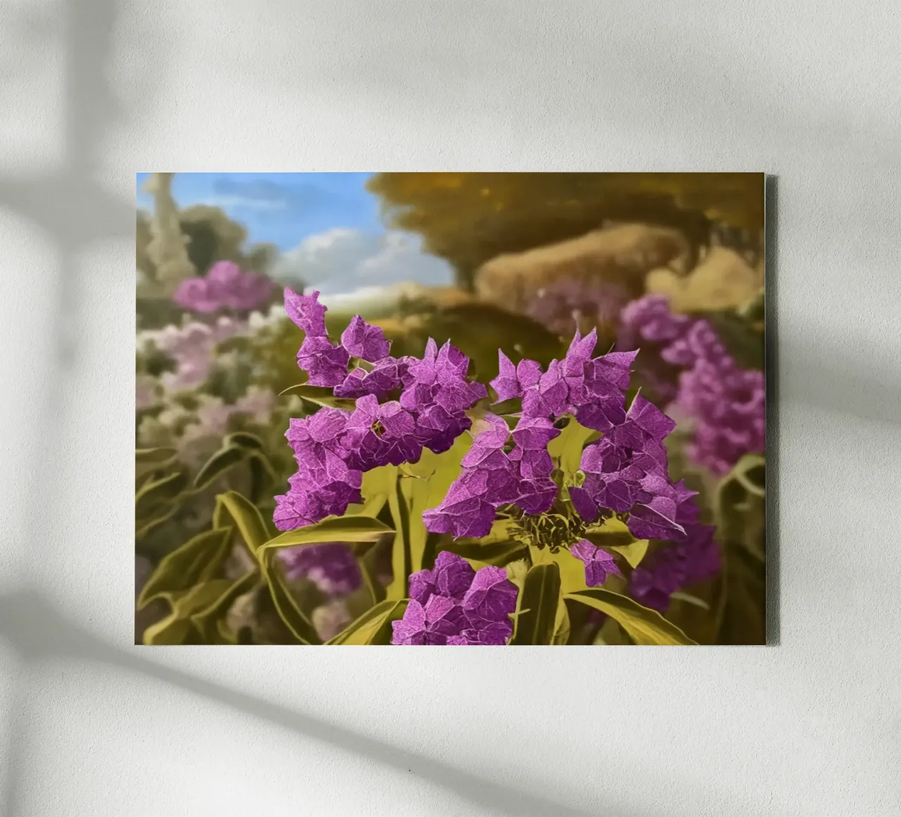 Blumen_8 tela con Cornice a cassetta da Impressionismus by LK