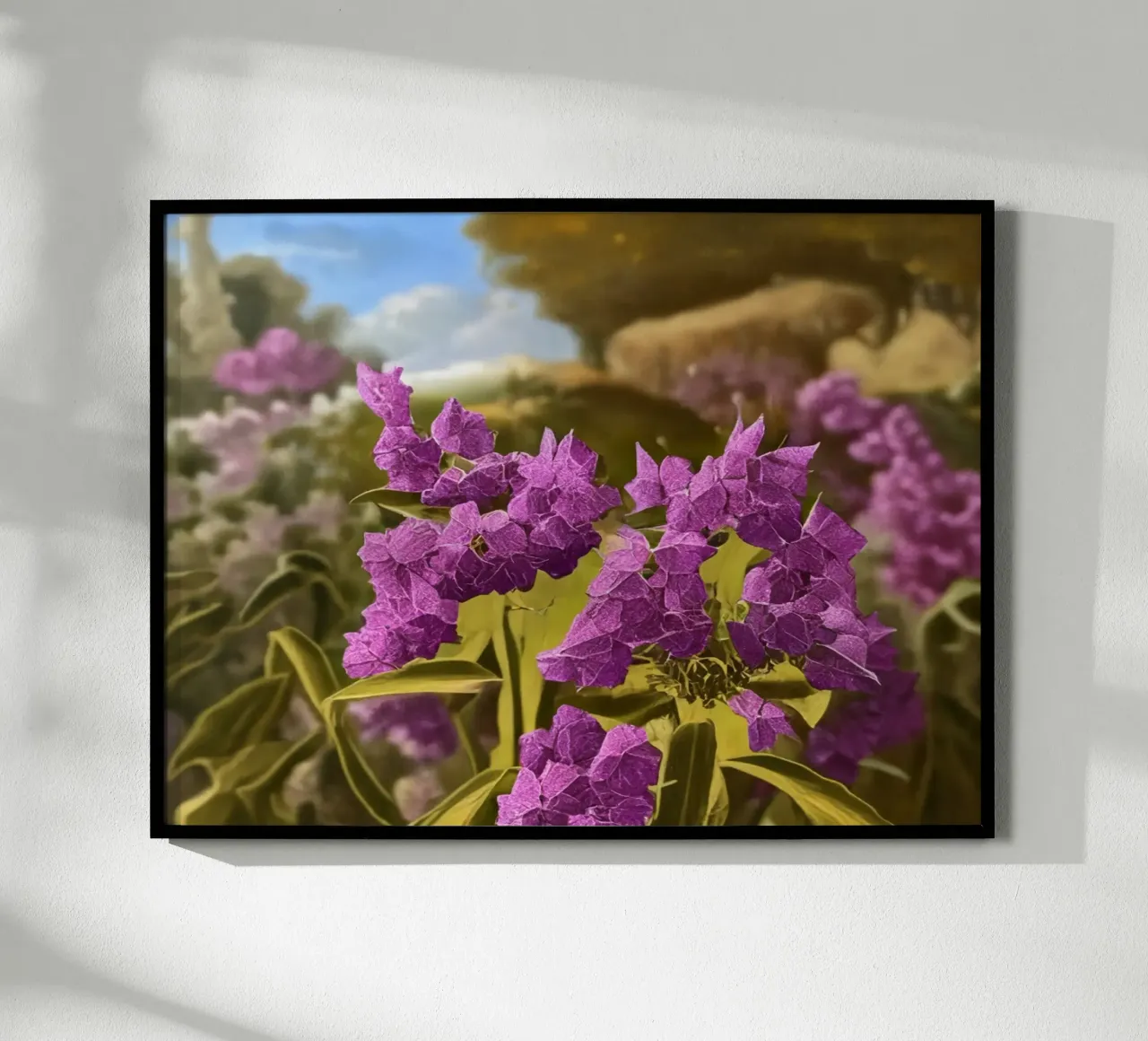 Blumen_8 poster con telaio in alluminio da Impressionismus by LK