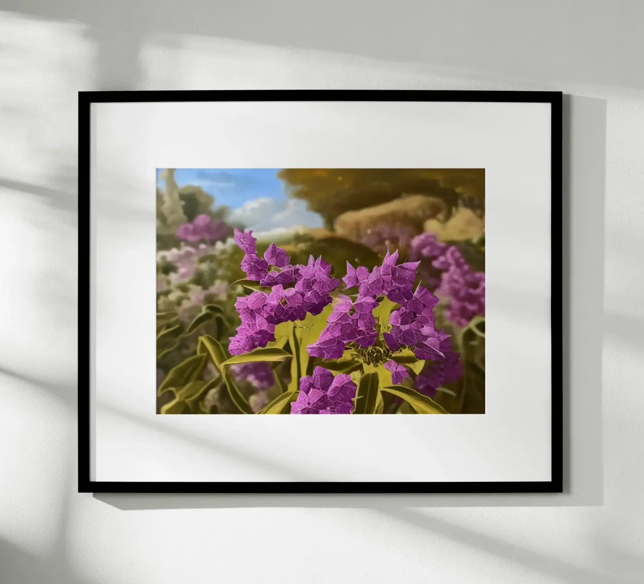 Blumen_8 poster con telaio in alluminio da Impressionismus by LK