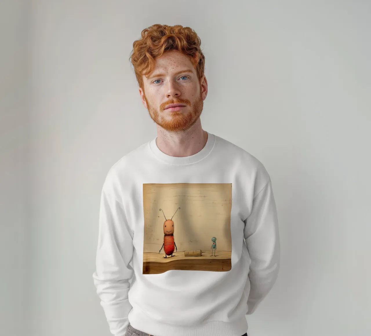 Minimal Termite 3 felpa da Minimal Animal Art