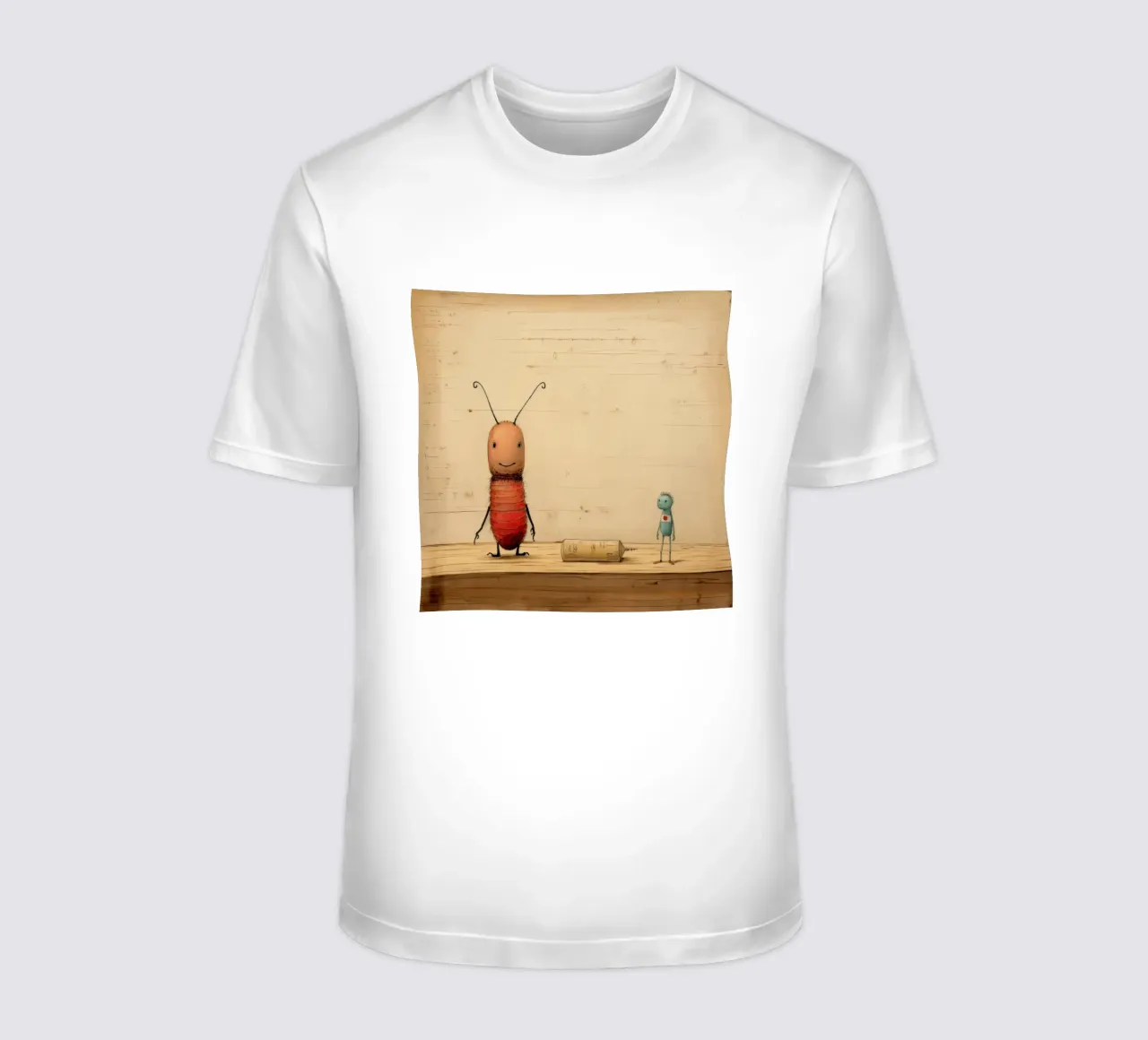 Minimal Termite 3 t-shirt da Minimal Animal Art