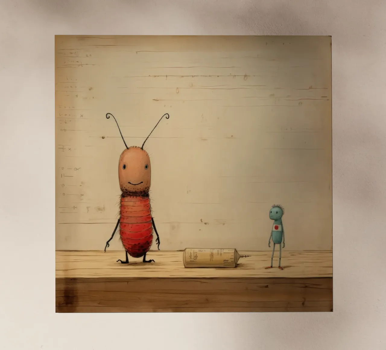 Minimal Termite 3 pellicola backlit da Minimal Animal Art