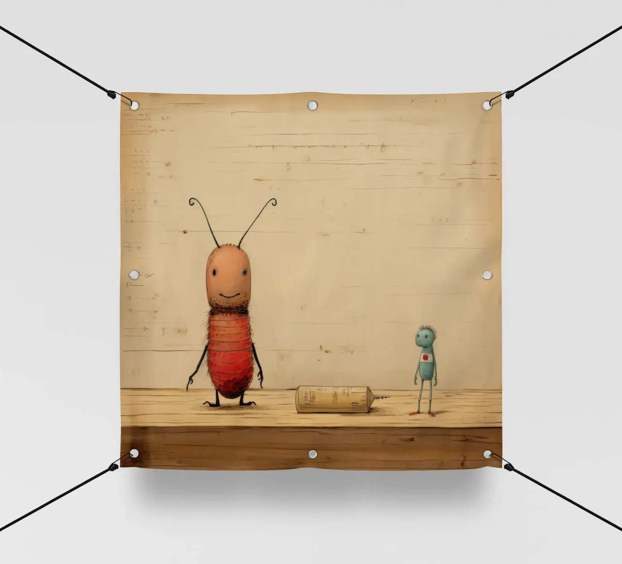 Minimal Termite 3 telo in pvc da Minimal Animal Art