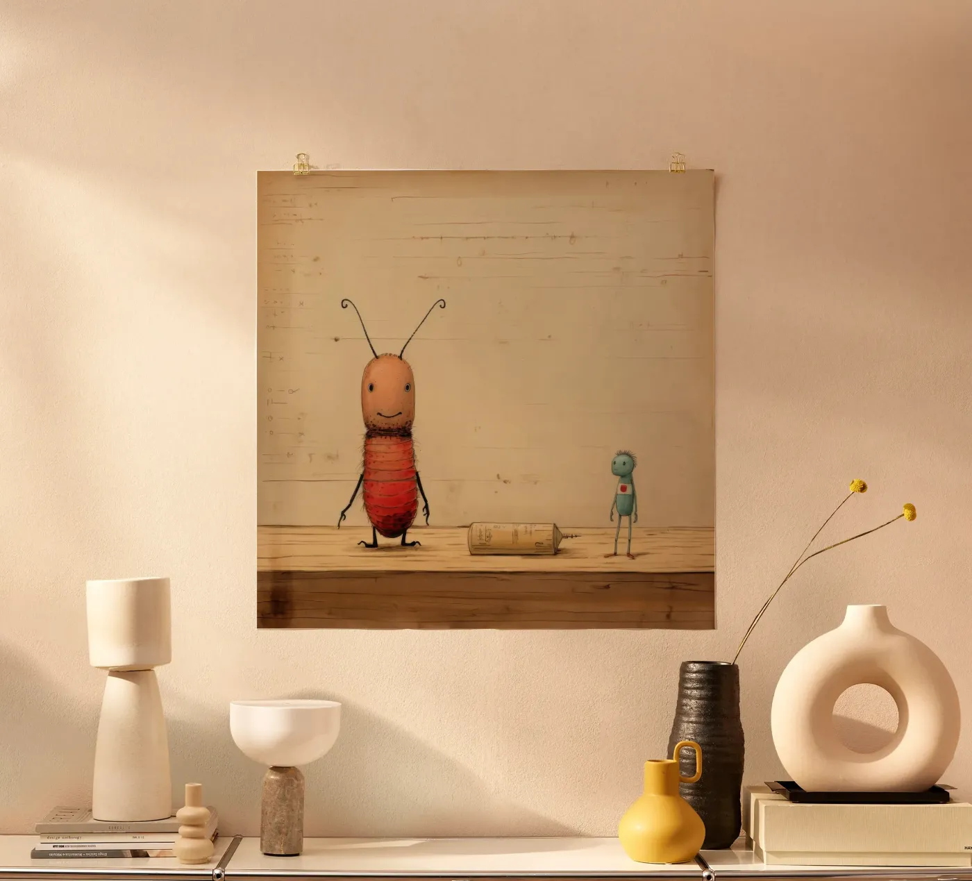 Termite minima poster da Minimal Animal Art