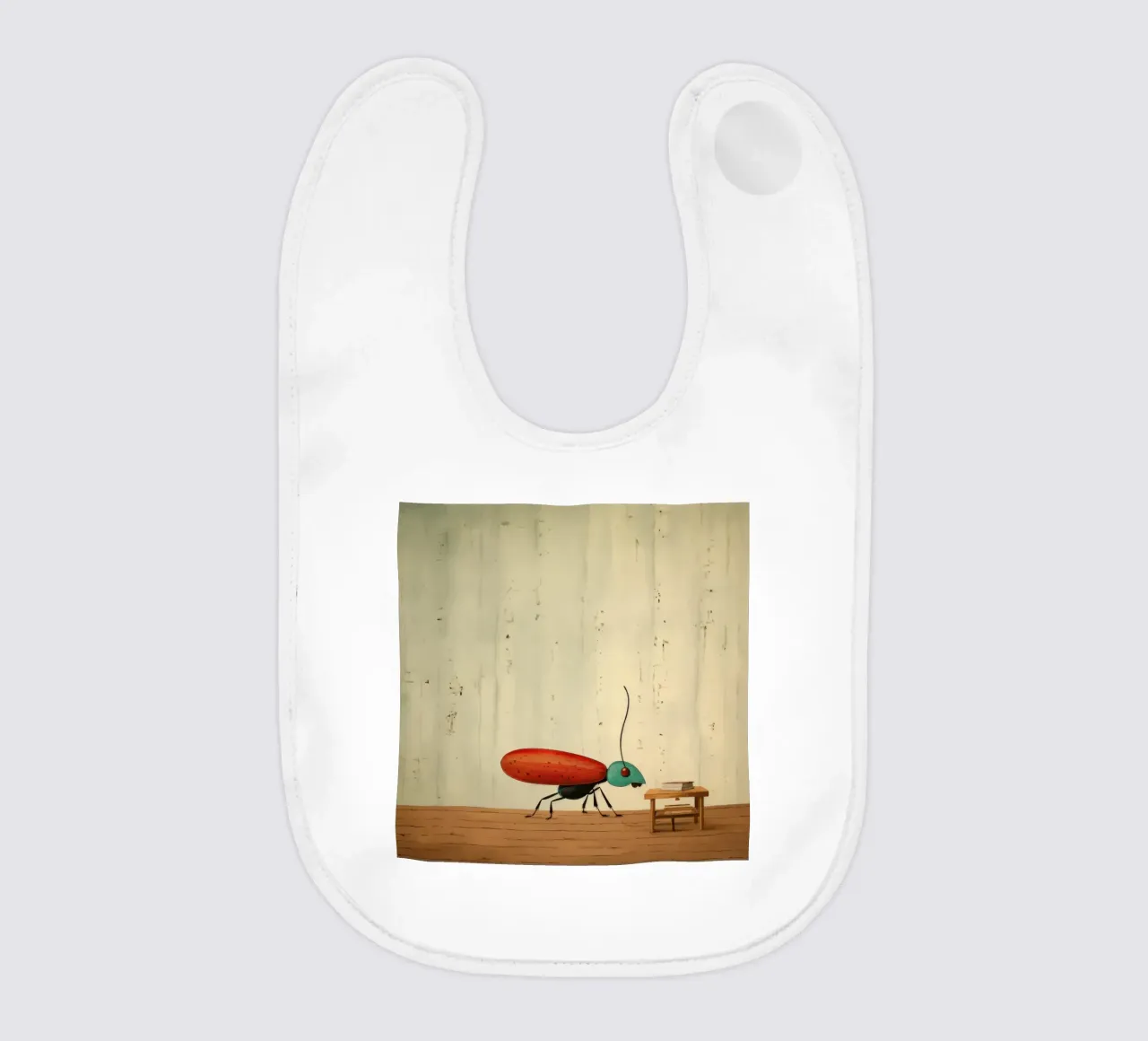 Minimal Termite 4 bavaglino da Minimal Animal Art