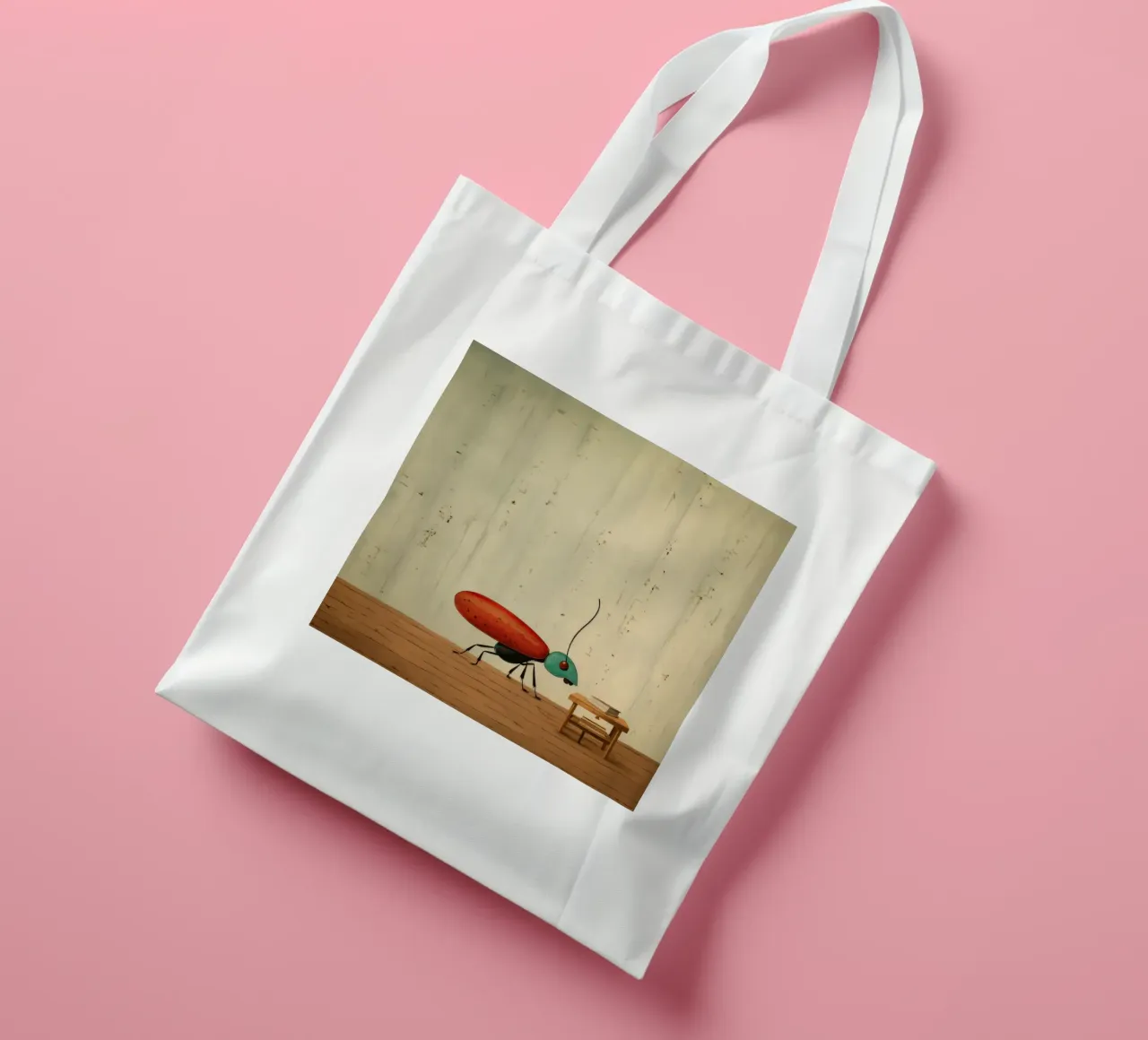 Minimal Termite 4 borsa in juta da Minimal Animal Art