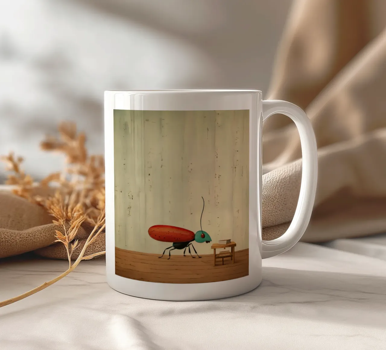 Minimal Termite 4 tazza in ceramica da Minimal Animal Art