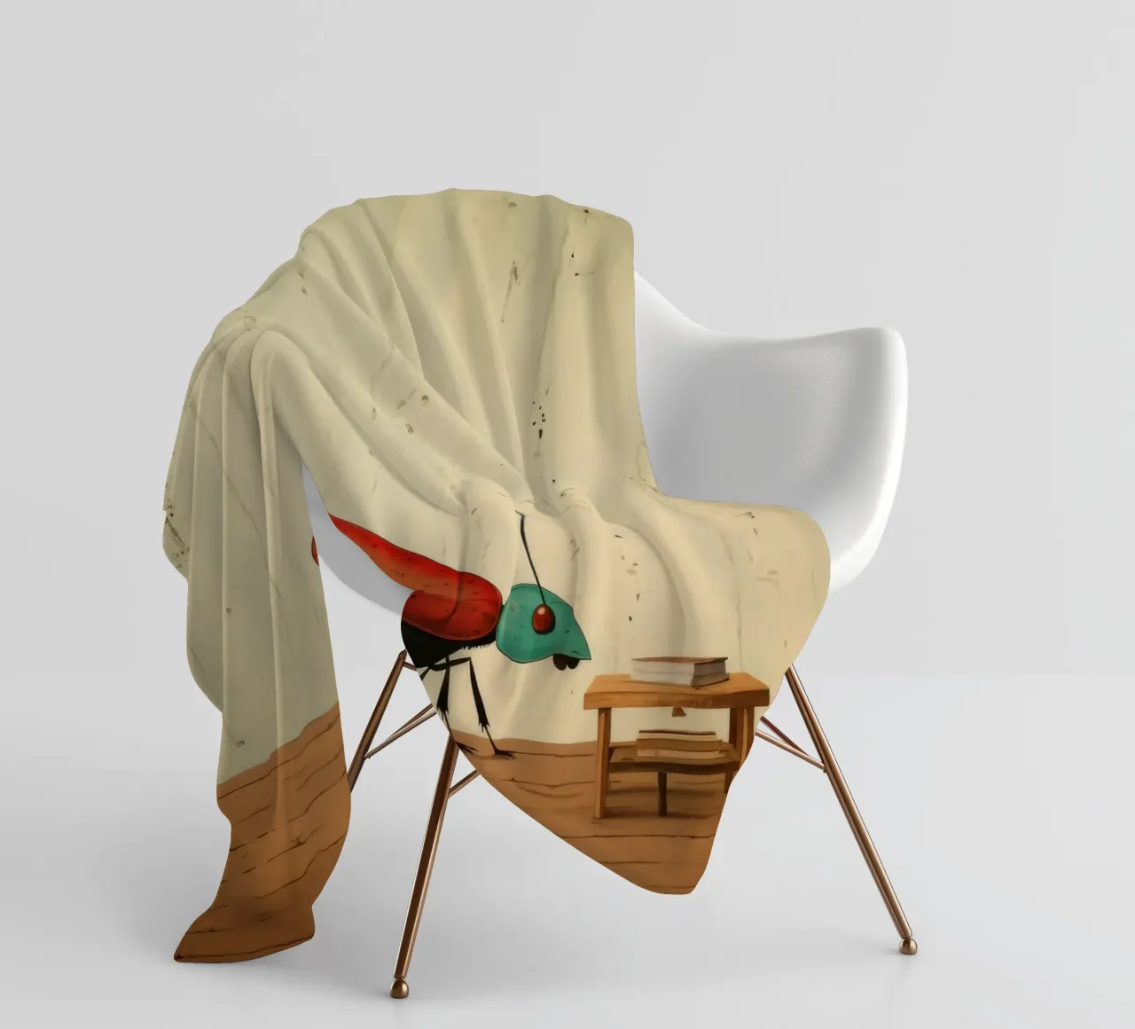 Minimal Termite 4 coperta in pile da Minimal Animal Art
