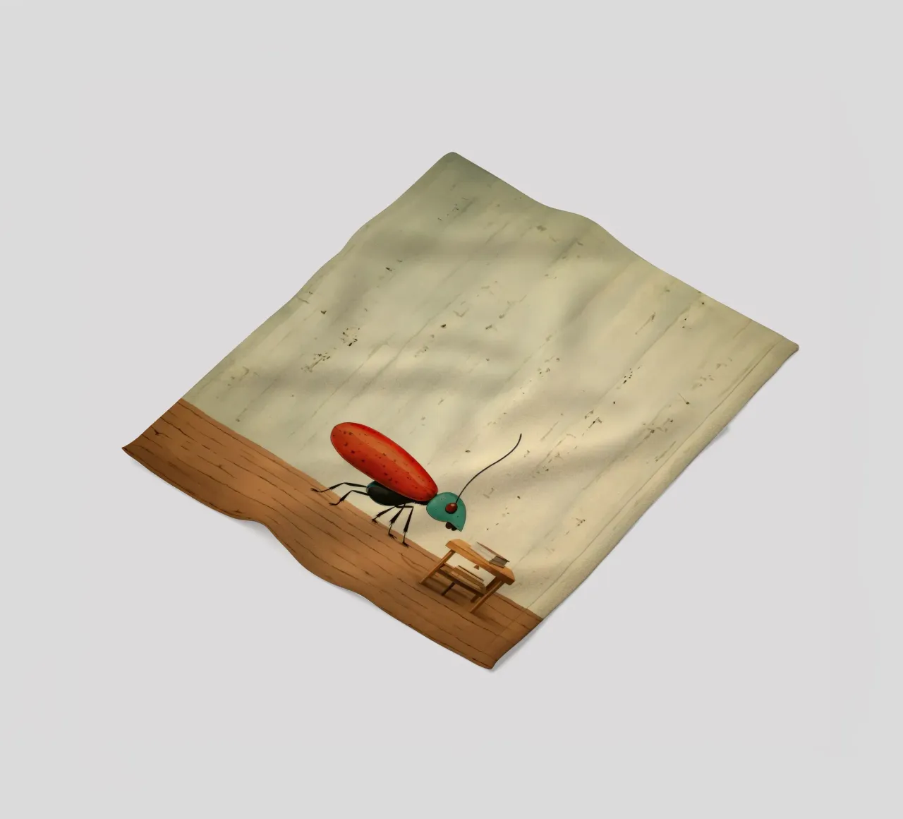 Minimal Termite 4 coperta in pile da Minimal Animal Art