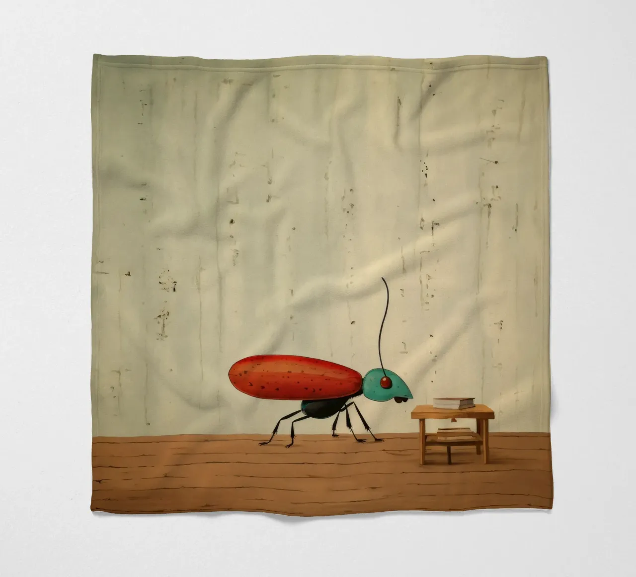 Minimal Termite 4 coperta in pile da Minimal Animal Art