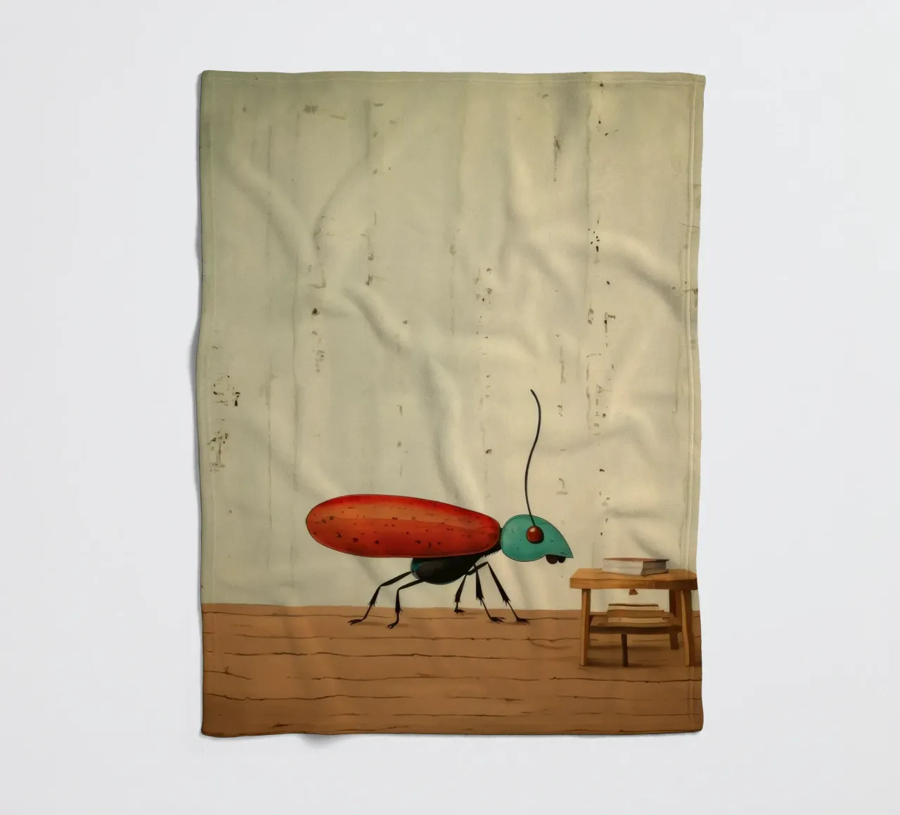 Minimal Termite 4 coperta in pile da Minimal Animal Art