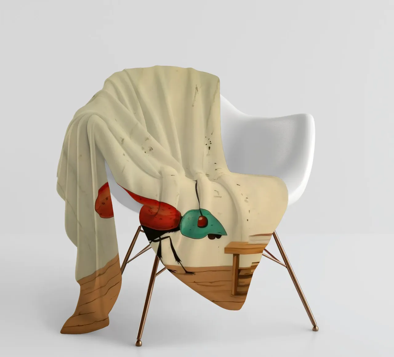 Minimal Termite 4 coperta in pile da Minimal Animal Art