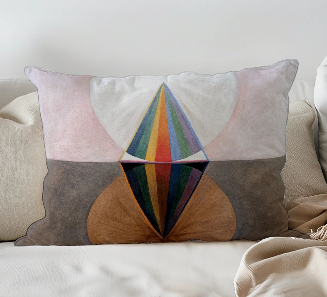 Hilma Af Klint - The Swan No 12 cuscino da apoloprints