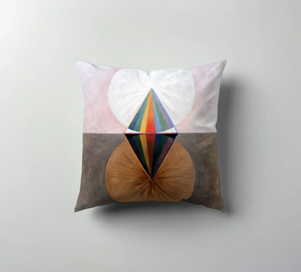 Hilma Af Klint - The Swan No 12 decorative cushion by apoloprints