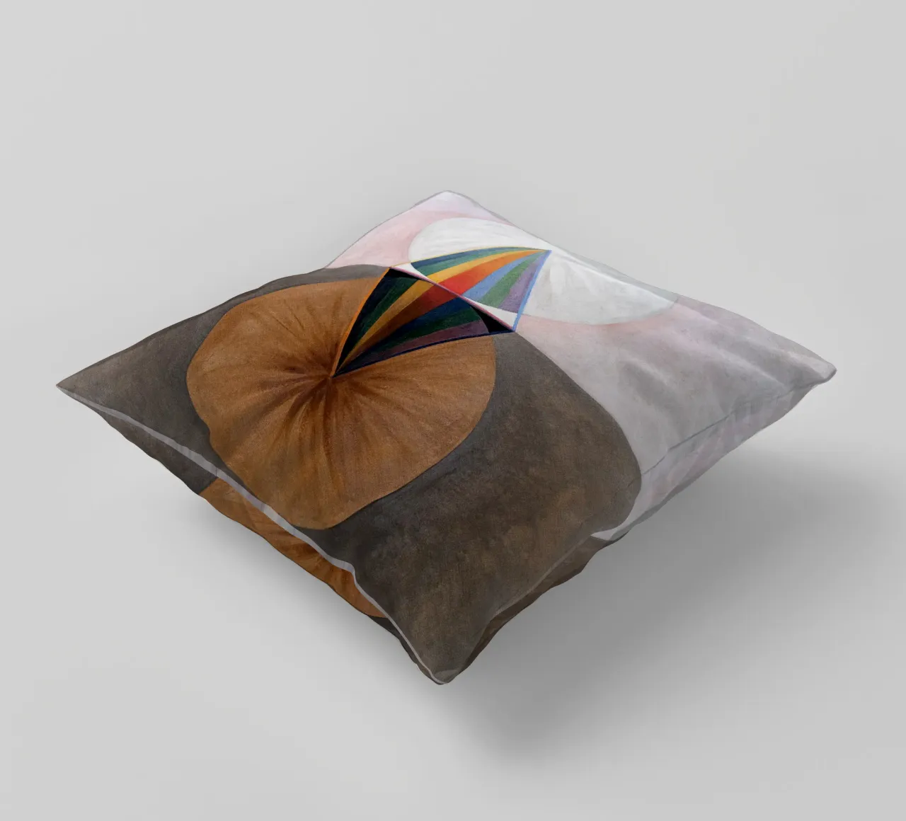 Hilma Af Klint - The Swan No 12 decorative cushion by apoloprints