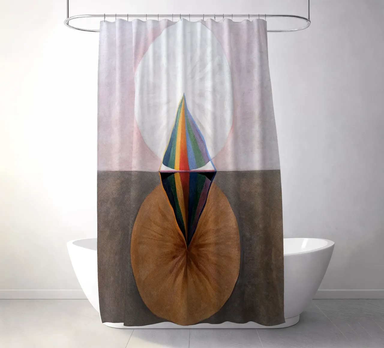 Hilma Af Klint - The Swan No 12 tenda da doccia da apoloprints