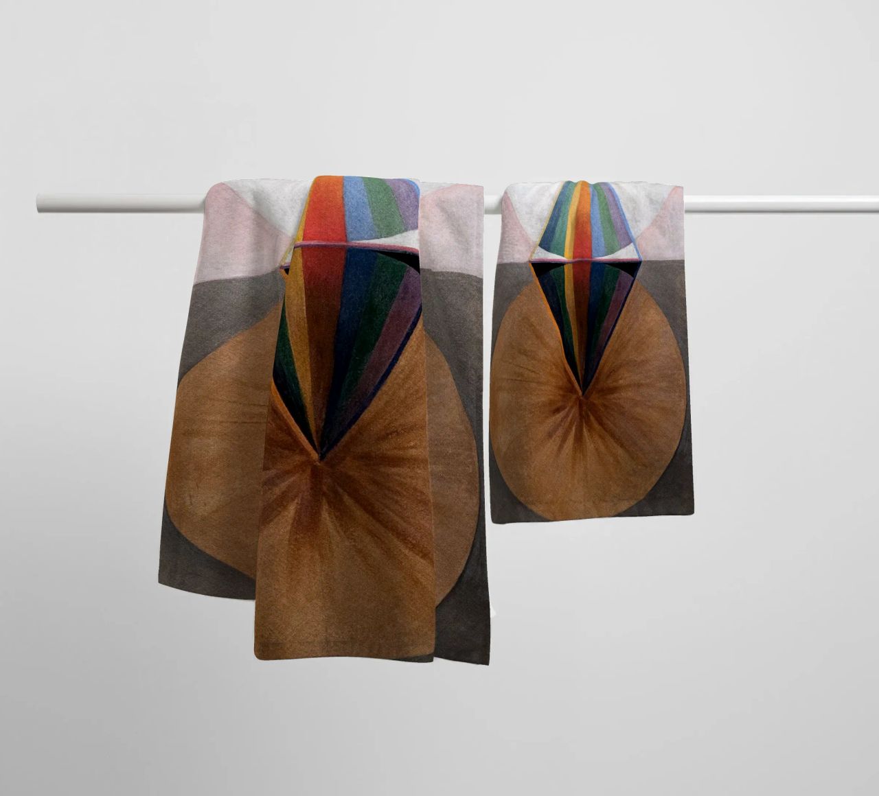 Hilma Af Klint - The Swan No 12 asciugamano da bagno da apoloprints