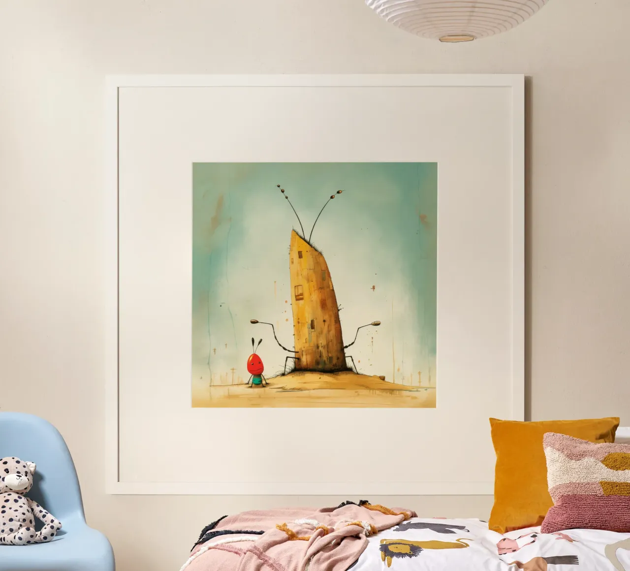 Termite minima poster da Minimal Animal Art