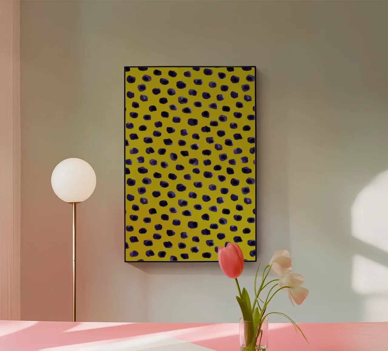 Blueberry Dots acryl van Kind of Style