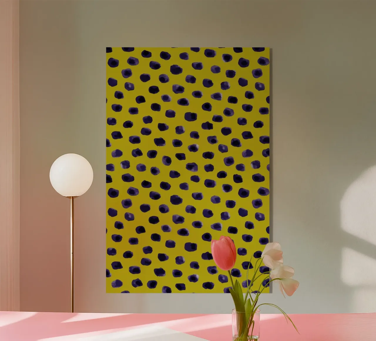 Blueberry Dots acryl van Kind of Style