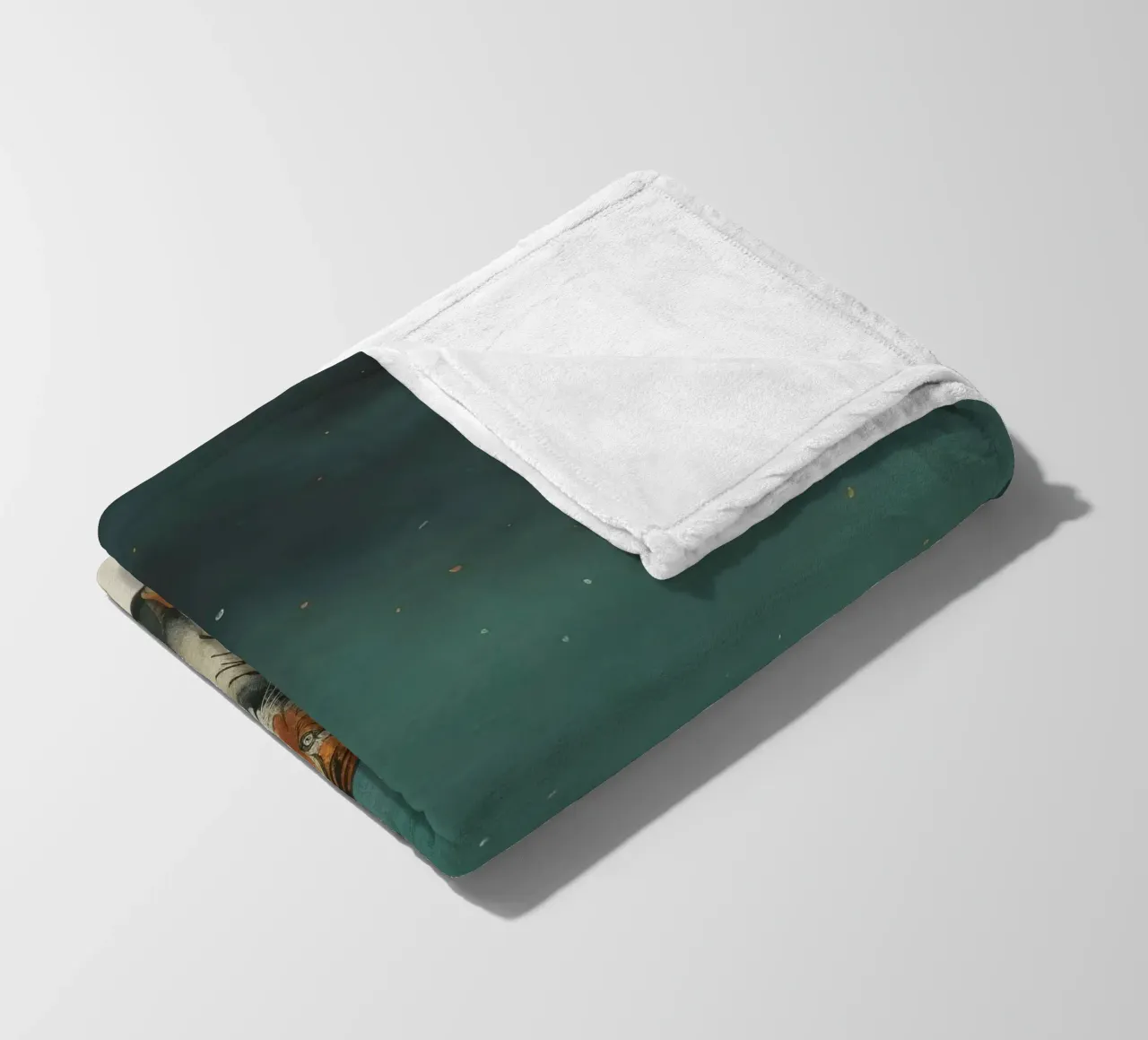 Tigre minima 3 coperta in pile da Minimal Animal Art