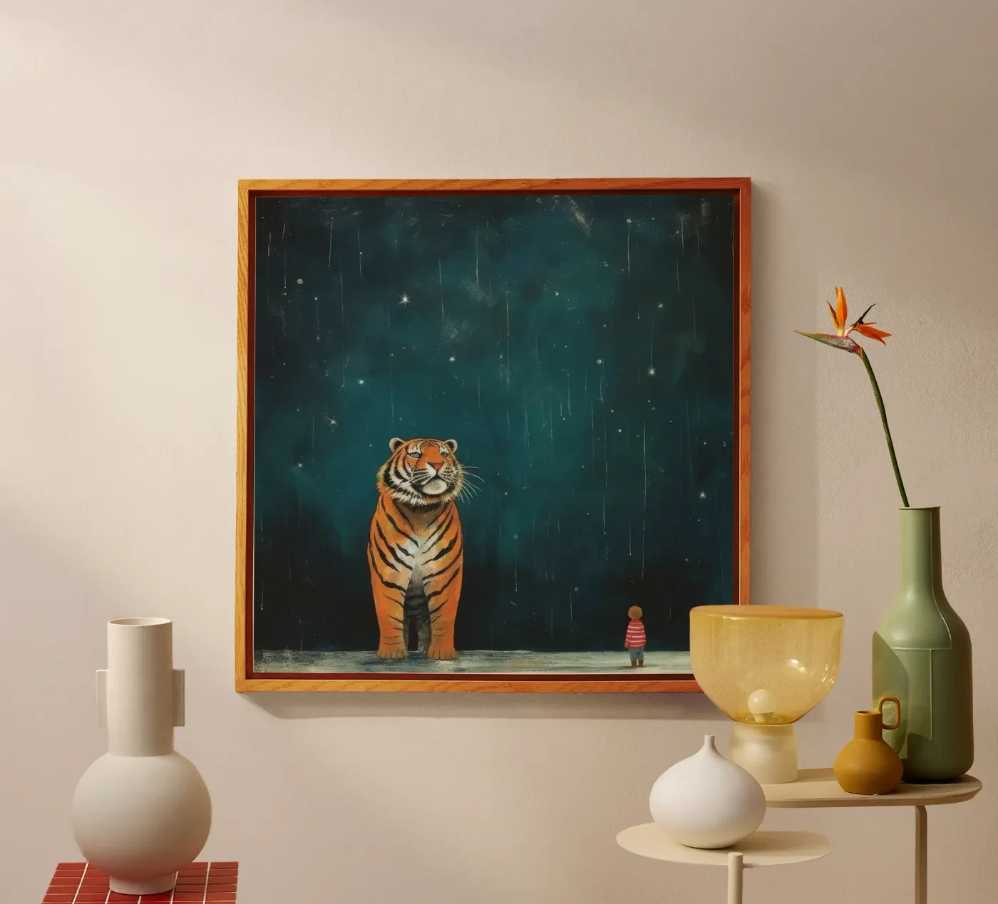 Tigre minimale plexiglass da Minimal Animal Art