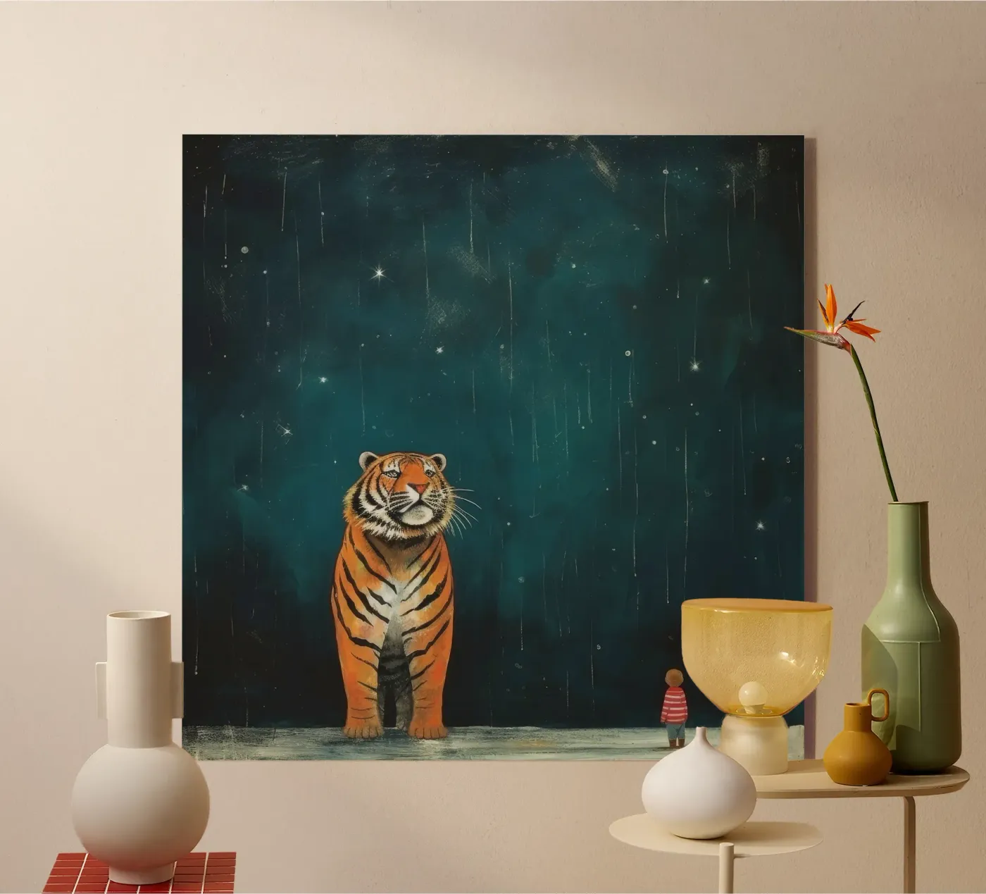 Tigre minimale plexiglass da Minimal Animal Art